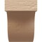 Ekena Millwork 4in. W x 6in. H x 12in. L Del Monte Woodgrain TimberThane Rafter Tail, Primed Tan RFTUR04X06X12DELRCPR - alternate 2